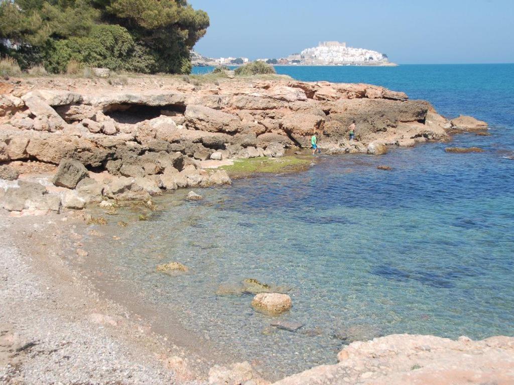 Apartamento Dos Terrazas, Vistas Al Mar. Piscina Peñíscola Exteriör bild
