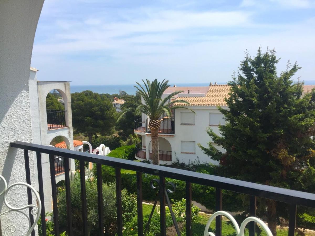 Apartamento Dos Terrazas, Vistas Al Mar. Piscina Peñíscola Exteriör bild