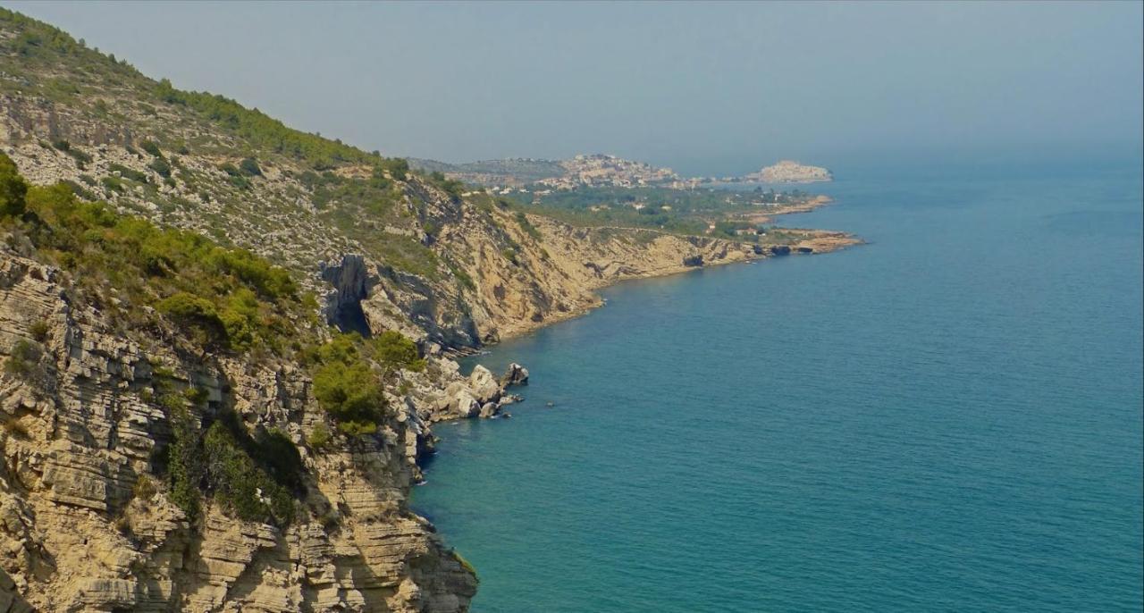 Apartamento Dos Terrazas, Vistas Al Mar. Piscina Peñíscola Exteriör bild